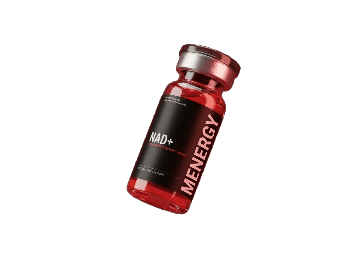 MENERGY pharmaceutical-grade NAD+ vial